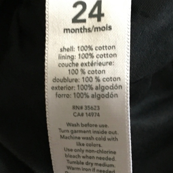 Carters Baby Girl Cotton Floral Dress&bloomer size 24 month. - Picture 6 of 8